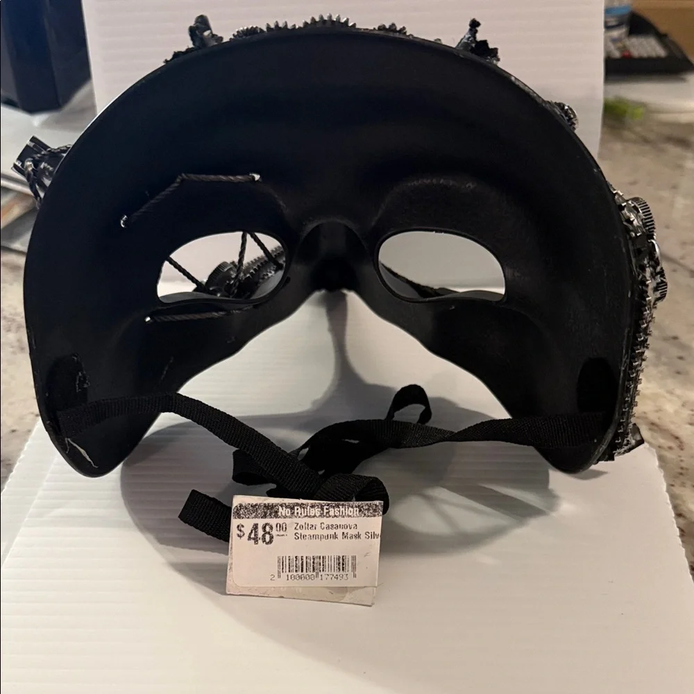 Black Steampunk Leather Mask Bag - Unbranded